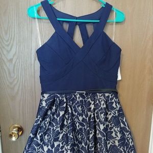 ~Last Chance~ Navy Floral Dress